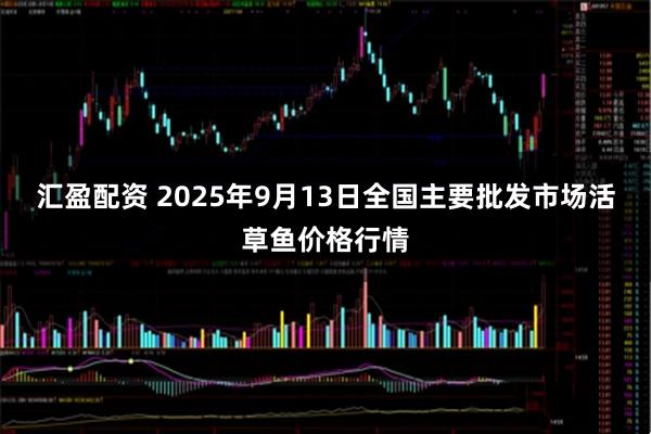 汇盈配资 2025年9月13日全国主要批发市场活草鱼价格行情