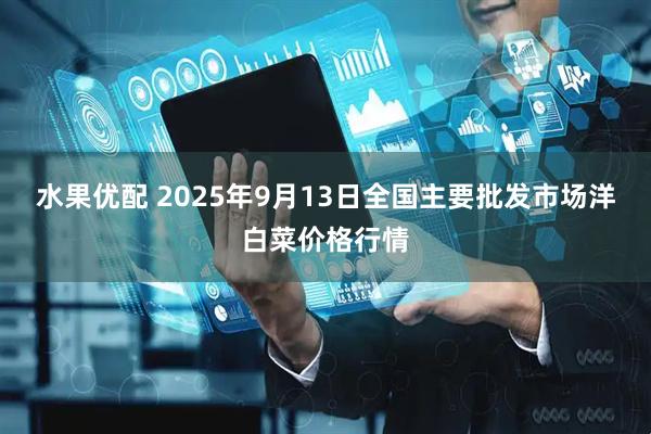 水果优配 2025年9月13日全国主要批发市场洋白菜价格行情