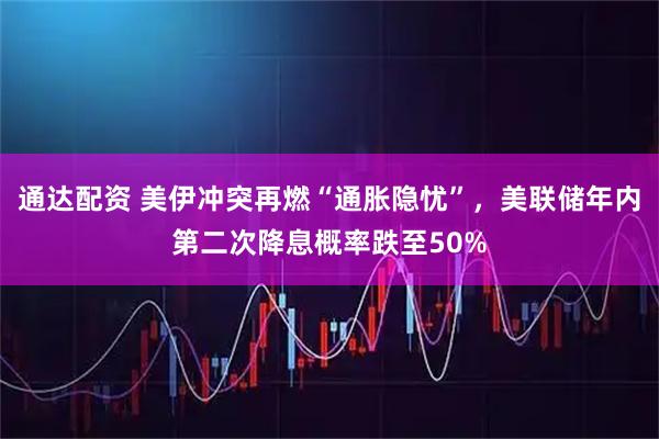 通达配资 美伊冲突再燃“通胀隐忧”，美联储年内第二次降息概率跌至50%